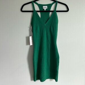 ARITZIA Sun-deh Brooks dress in nature green